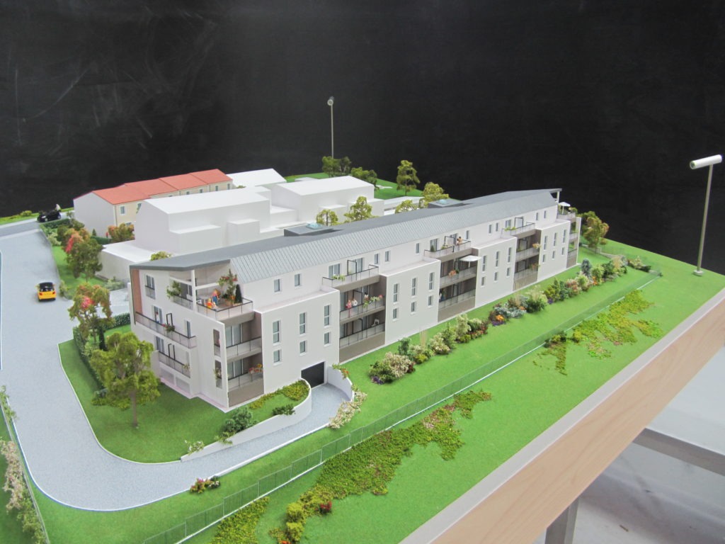 maquette promo immobilière Atelier Pras