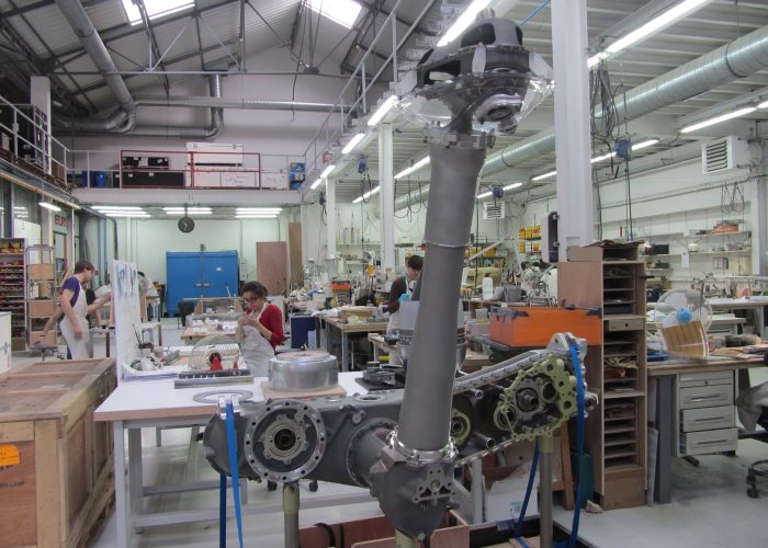maquette transmission de puissance - échelle 1 - maquette industrielle - Atelier Pras