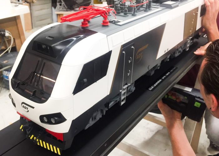 Motrice train locomotive - Maquette & Prototypes Industriels - Atelier Pras