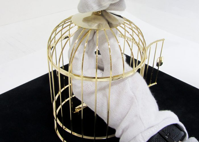 Décor cage en or - mode luxe & design - Atelier Pras